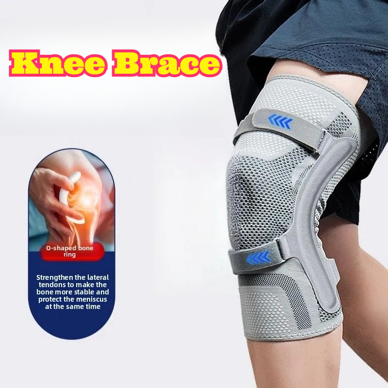 Compression Knee Sleeve - Rodillera de compresión transpirable para hombre,