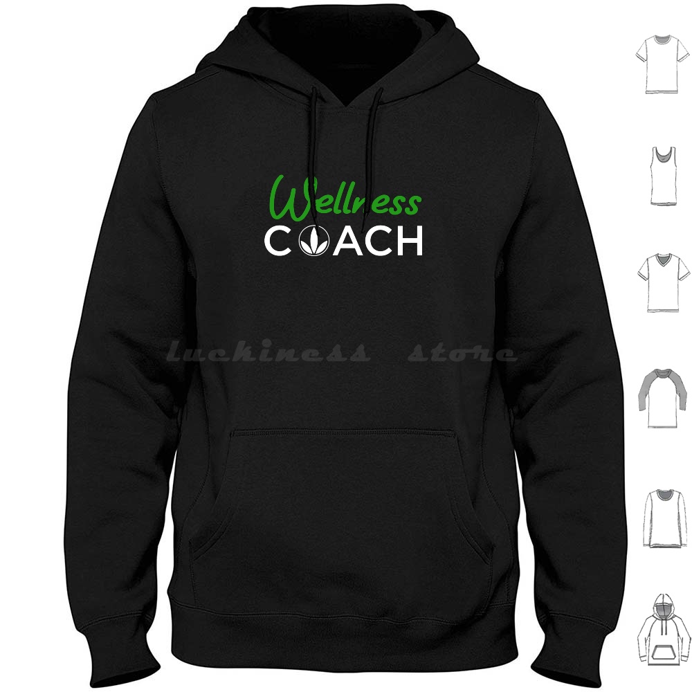 Wellness Health Nutrition - Sudaderas con Capucha para Bienestar, Manga