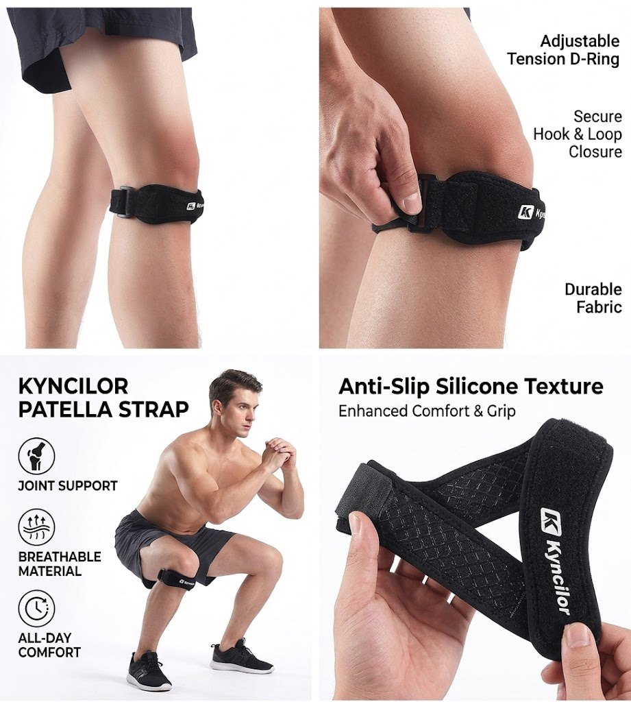 Compression Knee Sleeve - 1 Manga de compresión deportiva para