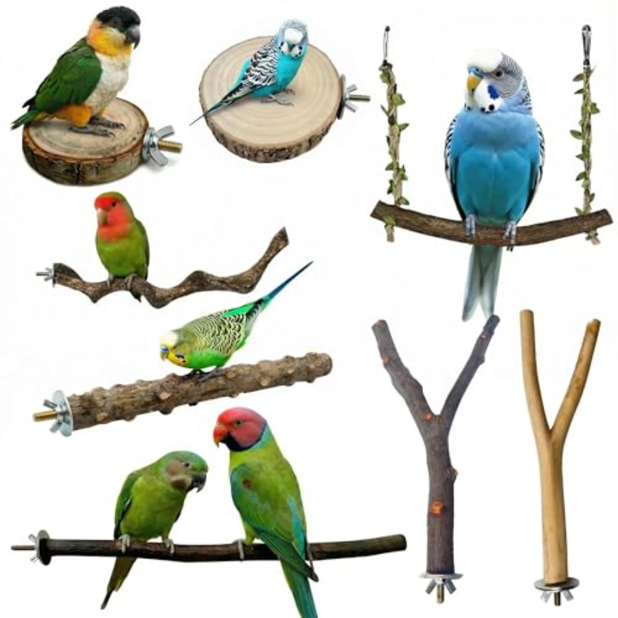 Health & Wellness Studio - 8 perchas de madera natural para