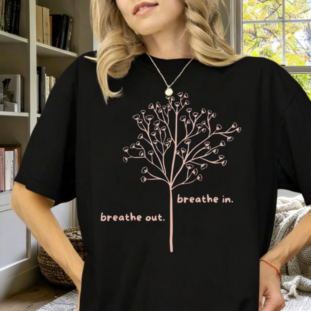 Camiseta Breathe in Breathe Ou - Your Health Wellness reseña y precio