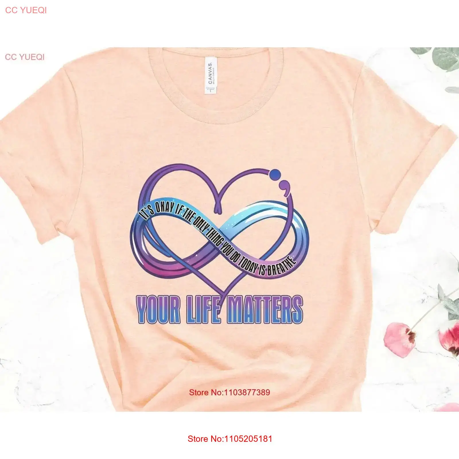 Camiseta de salud mental, está - Your Health Wellness reseña y precio
